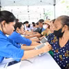 At present, 132 of Ho Chi Minh City's 168 communes, wards and special zones have recorded a check-up rate of at least 30% of the population. (Photo: VNA)