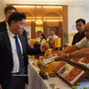 Members of the RoK delegation visit booths showcasing signature agricultural products of Da Lat – Lam Dong. (Photo: VNA)