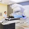 A patient undergoing radiotherapy at National Cancer Hospital (K hospital). (Photo: VNA)