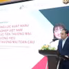Dao Viet Anh, head of VIETRADE’s international relations division, speaks at the event. (Photo: The Ministry of Industry and Trade)