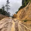 Heavy rain causes flooding, landslides and localised isolation in many mountainous areas in Quang Tri province. (Photo: VNA)