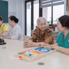 The pilot daytime healthcare model at Hanoi’s first public day-care facility for the elderly in Long Bien ward. (Photo: VNA) 