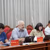 WB Senior Environmental Specialist and Task Team Leader Stephen Ling speaks at the working session (Photo; VNA)