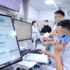 Staff at Bach Mai Hospital (Photo: VNA)