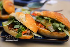 Loved for its fresh ingredients and balanced flavours, banh mi remains one of Vietnam's most popular dishes among international visitors. (Photo: VNA)