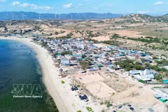 The Ninh Thuan 1 Nuclear Power Plant project is planned to be built in Vinh Truong hamlet, Khanh Hoa province. (Photo: VNA)