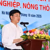 Phuong Dinh Anh, Deputy Chief of the Office of the Central Coordination Office for the National Target Programme, speaks at the event.( VNA)