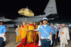 Buddha’s relics return to India after Vietnam pilgrimage
