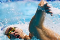 Swimmer Huy Hoang wins 2 golds at 2025 Asian Aquatics Championship