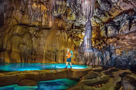 Inside Hung Thoong Cave in the Phong Nha – Ke Bang National Park. (Photo published by VNA)