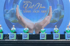 The national campaign launched to mobilise public action for a greener, cleaner and more beautiful Vietnam. (Photo: VNA)