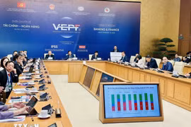 The thematic session on finance and banking of the Viet­nam Eco­nomy in 2025 and Pro­spects in 2026 Forum (VEPF). (Photo: VNA)