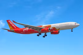Vietjet offers up to 80% off tickets on all flights marking double day August 8. (Photo: Vietjet)