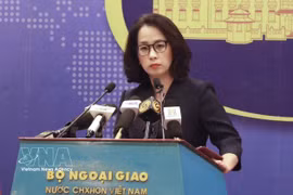 Spokeswoman of the Ministry of Foreign Affairs Pham Thu Hang. (Photo: VNA)