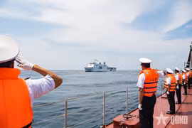 Vietnamese naval ship joins multinational exercise in Indonesia (Photo: www.qdnd.vn)
