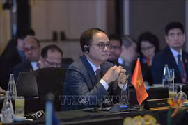 Deputy Minister of Home Affairs Vu Chien Thang at the meeting (Photo: VNA)