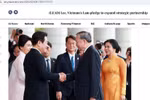 An article published on Yonhap News Agency’s website on August 11 about the meeting between General Secretary To Lam and RoK President Lee Jae Myung. (Photo: VNA)