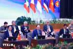 Vietnamese Prime Minister Pham Minh Chinh (first, left) attends the ASEAN Leaders’ Interface with Representatives of the ASEAN Inter-Parliamentary Assembly (AIPA) in Kuala Lumpur on May 26, 2025. (Photo: DVNA)