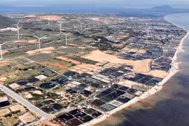 Panoramic view of the site designated for the Ninh Thuan 1 nuclear power plant in Phuoc Dinh commune, Khanh Hoa province. (Photo published by VNA)