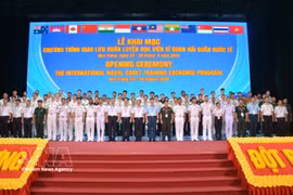 Military officials at the INCATEP 2026 opening ceremony in Khanh Hoa province on August 24 (Photo: VNA)