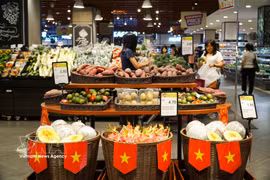 Vietnamese products are on sale at AEON supermarket in Malaysia. (Photo: VNA)