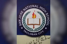 The school seal of San Jose National High School in Tacloban City. (Photo: Courtesy of the school)