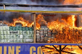 Myanmar destroys over 50 tonnes of narcotics