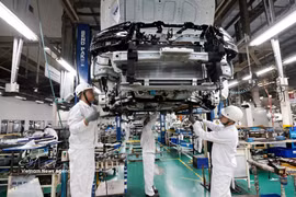 Automobile production at the Honda Vietnam factory in Vinh Phuc ward, Phu Tho (Photo: VNA)