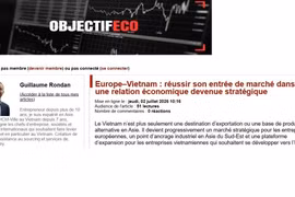 A screenshoot of the Objectif Eco article (Photo released by VNA)