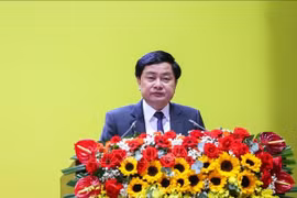 Secretary of the Tay Ninh provincial Party Committee Nguyen Van Quyet speaks at the event (Photo: VNA)