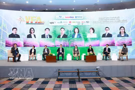 A debate at the Vietnam Fund Awards 2026 (VFA 2026) programme (Photo: VNA)