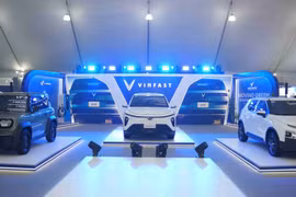 VinFast models on display at the 2026 Philippines International Motor Show (Photo: congnghiepmoitruong.vn)