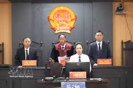 The trial panel delivers the verdict. (Photo: VNA)