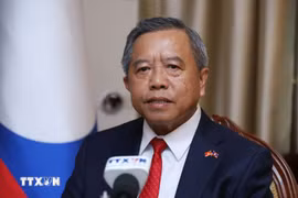 Prof. Dr. Boviengkham Vongdara, Lao Minister of Technology and Communications and Chairman of the Lao-Vietnam Friendship Association (Photo: VNA)