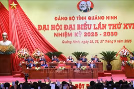 The 16th Party Congress of Quang Ninh province for the 2025-2030 tenure (Photo: VNA)