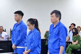 Defendants at the court (Photo: VNA)