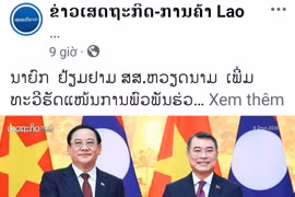 A post on the official Facebook page of the Lao Economic Daily (Photo: screenshot) 