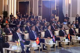 Delegates at the opening ceremony of the ASEAN Law Enforcement High-level Conference on Cooperation in Combating Criminal Fugitives in Hanoi on September 30 (Photo: cand.vn)