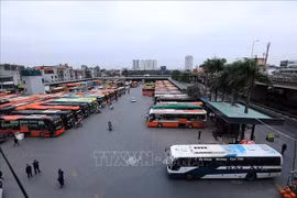 Up to 1,000 buses will be added to best meet public travel demand during the National Day holiday. (Illustrative photo: VNA)