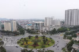 An aerial view of Kinh Bac ward in Bac Ninh (Photo: VNA)