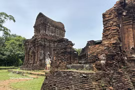 The My Son temple complex served as the foremost religious and spiritual centre of successive ancient Champa dynasties for nearly nine centuries, from the 4th to the 13th century, featuring an extensive ensemble of Hindu temples and towers. (Photo: VNA)