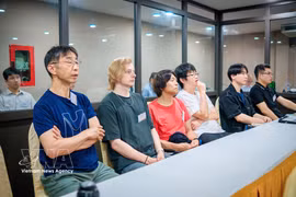 More than 40 scientists, young researchers and students from seven countries gather in Gia Lai province on July 15 for the 10th Vietnam School on Neutrinos. (Photo: VNA)