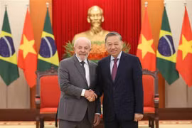 Party General Secretary To Lam (R) and Brazilian President Luiz Inácio Lula da Silva (Photo: VNA)