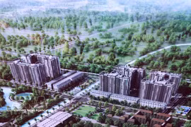 A rendering of a social housing project for the police force in Hung Yen province (Photo: VNA)