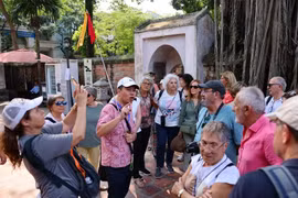 At Temple of Literature in Hanoi (Photo: VNA)