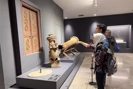 People visit the exhibition. (Photo: VNA)