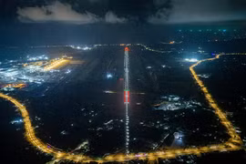 Phu Quoc airport’s 3,300m runway lights up ahead of landmark flight inspections