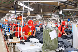 At a garment company in Bac Ninh city. (Photo: VNA)