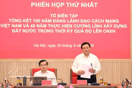 Prof. Dr. Nguyen Xuan Thang speaks at the event. (Photo: VNA)