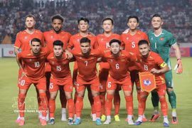 Vietnam's starting line-up ahead of the friendly match against Myanmar on the evening of July 18, 2026. (Photo: VNA)